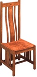 Oak Zen Dining Room Chair, Without Arms