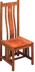 Oak Zen Dining Room Chair, Without Arms