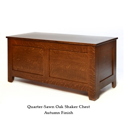 Quarter Sawn Oak Shaker Chest