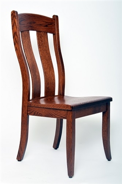Oak Lancaster Dining Room Chair, Without Arms