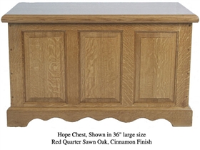 Quarter Sawn Oak Hope Chest