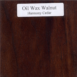 Oil and Wax Walnut Wood Sample