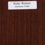 Ruby Walnut Wood Sample
