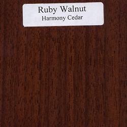 Ruby Walnut Wood Sample