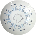 Royal Court Large Porcelain Coupe Serving Bowl, Azure