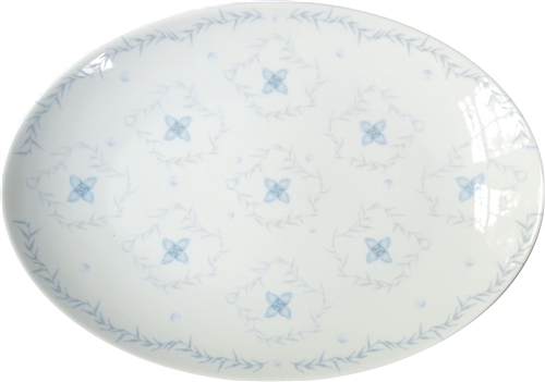 Rosette Medium Porcelain Coupe Serving Platter