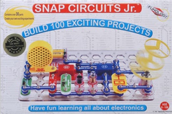 Elenco Snap Circuits Junior 100 Electronics Projects, 1 Set