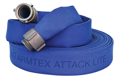 ARMTEX® ATTACK LITE™ LIGHTWEIGHT ALL-POLYESTER DOUBLE JACKET RUBBER LINED FIRE HOSE