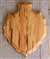 Pecky Cypress Arrowhead Shoulder Mount Panel 16x20