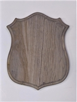 Weathered Wood Badge Antler Mount Panel 12x15