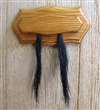 Turkey Beard Plaque for 5 - Medium Oak