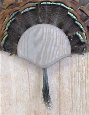 Weathered Wood Turkey Fan Beard Mounting Kit - 01