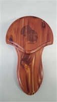Cedar Turkey Fan Beard Mounting Kit with Laser Engraving - 02