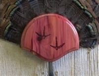 Cedar Turkey Fan Beard Mounting Kit with Carved Tracks - 01