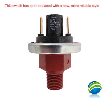 Low Profile Pressure Switch, Gecko and HydroQuip