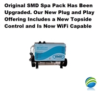 Spa Pack Control System-240V (P1-240,P2-240,BL-120,OZ-1) With 6 Button Topside