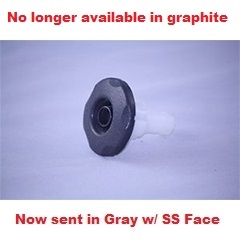 Typhoon Directional Jet, Non-Adjustable, 2" Graphite -  Now comes in Gray/SS