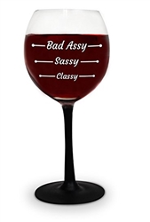 Bad Assy Wine Glass