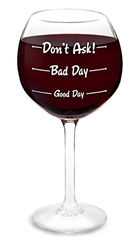 How Was Your Day Wine Glass