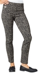 Lisette Slim Leg Pants Mushroom/Black Leopard Print