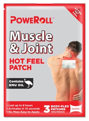 Poweroll Hot Feel Patch x 3