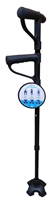 Two handled Walking Stick with Torch
