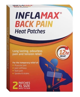 Inflamax Muscular Pain Heat Patches XL