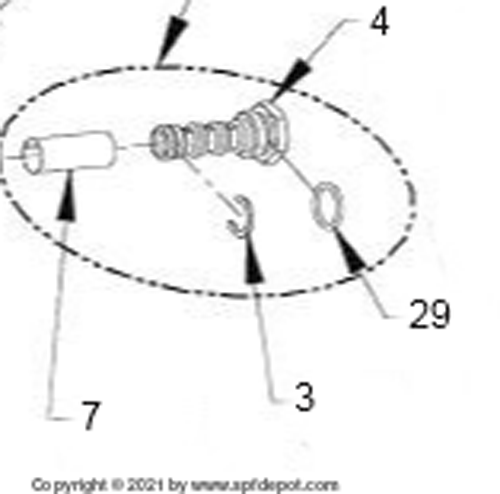 P1 Filter Screw O-Ring