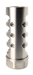 APA LITTLE BASTARD SELF TIMING MUZZLE BRAKE STAINLESS GEN 4 5/8-24 .30