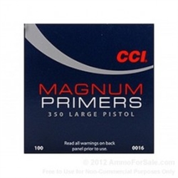 INNESCHI CCI MAGNUM 350 LARGE PISTOL PRIMERS 0016 (100pz)