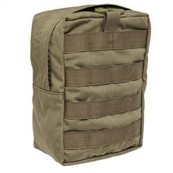 SO TECH BLOCS ZIPPERED ACCESSORY POUCH. TALL - COYOTE BROWN