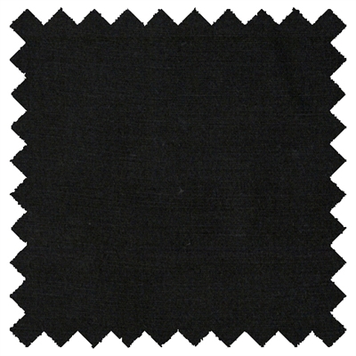 60% Hemp, 40% Silk Charmeuse Fabric in Color Black