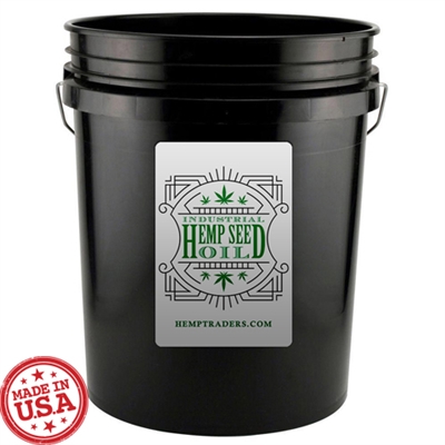 <B>ORDER#: SEED-07B</B> <BR>American, Industrial Hemp Seed Oil, 17-Liter Bucket