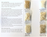 Hemp Fiber Samples