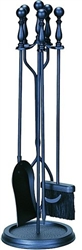 UniFlame 5pc Black Fireset - Ball Handles