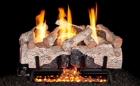 Real Fyre G10 Charred Alpine Birch Log Set