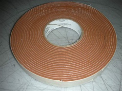 75115 RED  SILICONE STRIP  1/8"X 1"