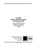 Y477143A LS 95E SERIES SELF CONTAINED LOADERS WITH SC CONTROLS OPERATIONS MANUAL