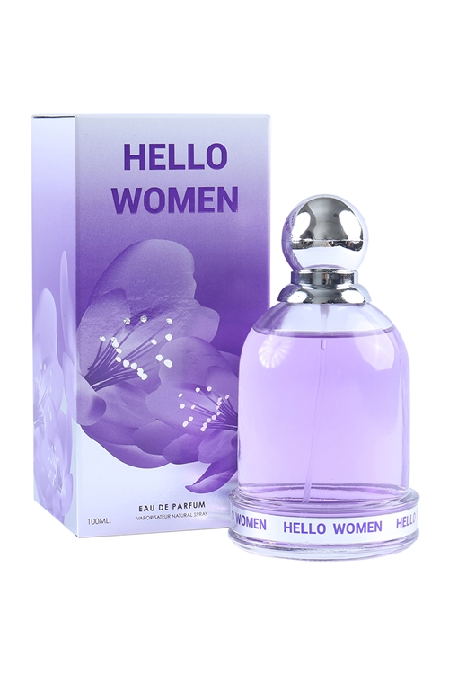 *A3-2-5-02043-F - MFB-HELLO WOMEN SPRAY PERFUME FOR WOMEN 100ML/3.4 FL.OZ./3PCS