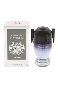 S29-9-2-02805-F - INVINCIBLE PLATINUM SPRAY COLOGNE EAU DE TOILETTE FOR MEN - 100ML/3.4 FL.OZ./3PCS