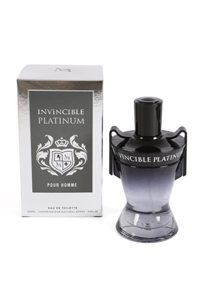 S29-9-2-02805-F - INVINCIBLE PLATINUM SPRAY COLOGNE EAU DE TOILETTE FOR MEN - 100ML/3.4 FL.OZ./3PCS