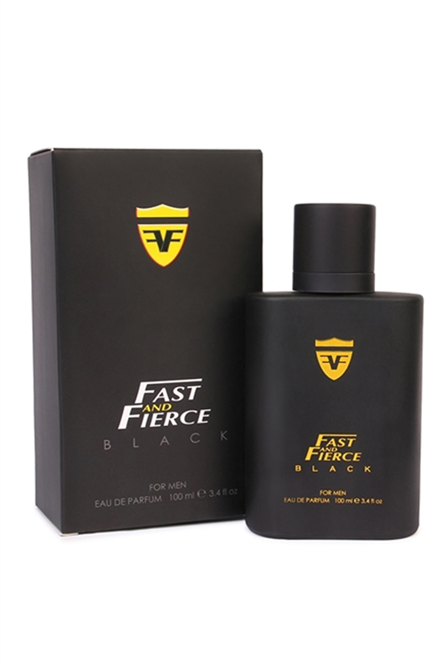 S9-17-3-0326Q - FAST & FIERCE BLACK PERFUME FOR MEN /3PCS