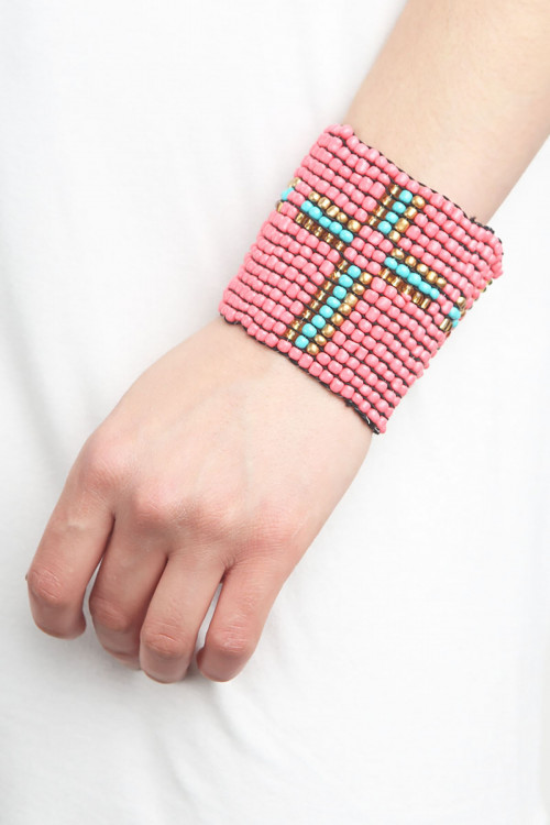 SA4-1-4-15587RD RED WITH TURQUOISE BRACELET/6PCS