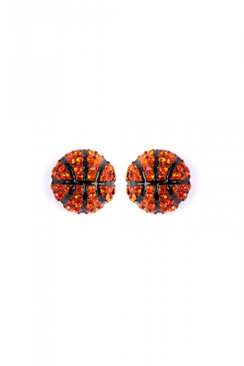 S21-11-3-25719HY BASKETBALL SPORTS STUD EARRING/1PC