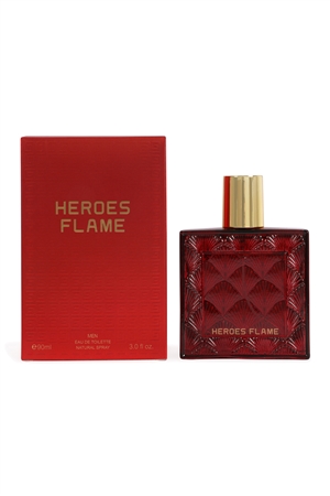 A3-7-1-26291 - HEROES FLAME SPRAY COLOGNE FOR MEN 90ML/3.0 FL.OZ./3PCS