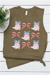 PO-3483-E2273-HOLI - COQUETTE 4TH OF JULY AMERICA PATRIOTIC GRAPHIC MUSCLE TANK TOP- H.OLIVE-2-2-2