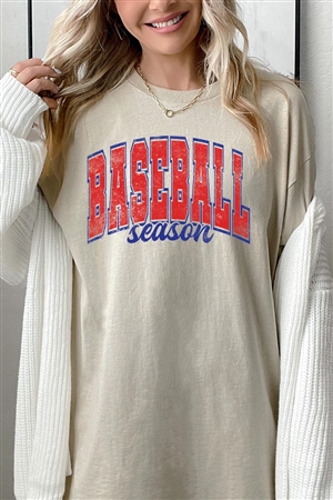 PO-5000-E2311-SAN - BASBALL SEASON GRAPHIC HEAVYWEIGHT T SHIRTS- SAND-2-2-2-2