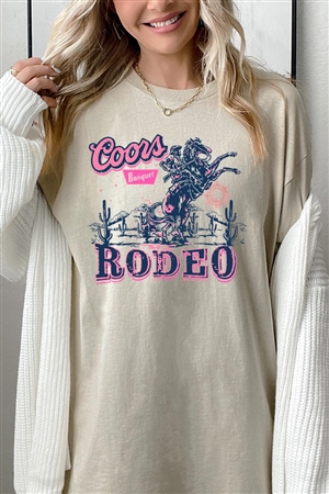 PO-5000-E2314-SAN - COORS RODEO WESTERN GRAPHIC HEAVYWEIGHT T SHIRTS- SAND-2-2-2-2