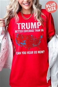 PO-5000P-E2703-RE - TRUMP BETTER COVERAGE THAN 5G GRAPHIC PLUS HEAVY COTTON TEE- RED-2-2