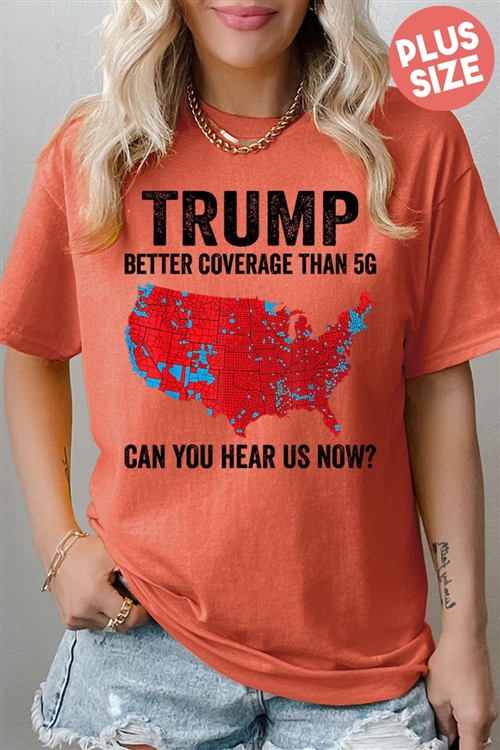 PO-5000P-E2703-SUN - TRUMP BETTER COVERAGE THAN 5G GRAPHIC PLUS HEAVY COTTON TEE- SUNSET-2-2